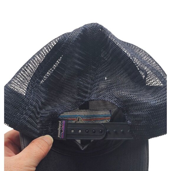Patagonia Mesh Snap Back Gray Trucker Hat - Picture 6 of 7